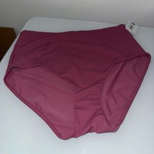 NWT Lululemon High-Waisted Mauve Bikini Bottom